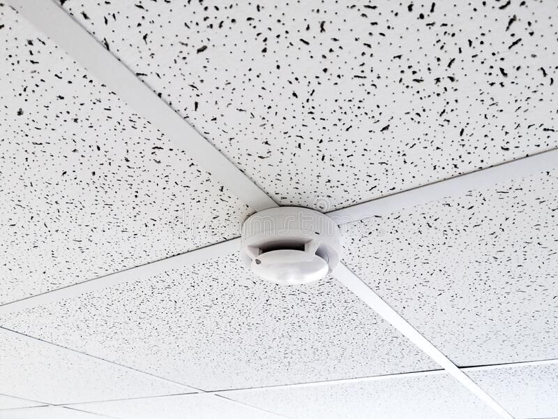 Fire alarm detectors installed