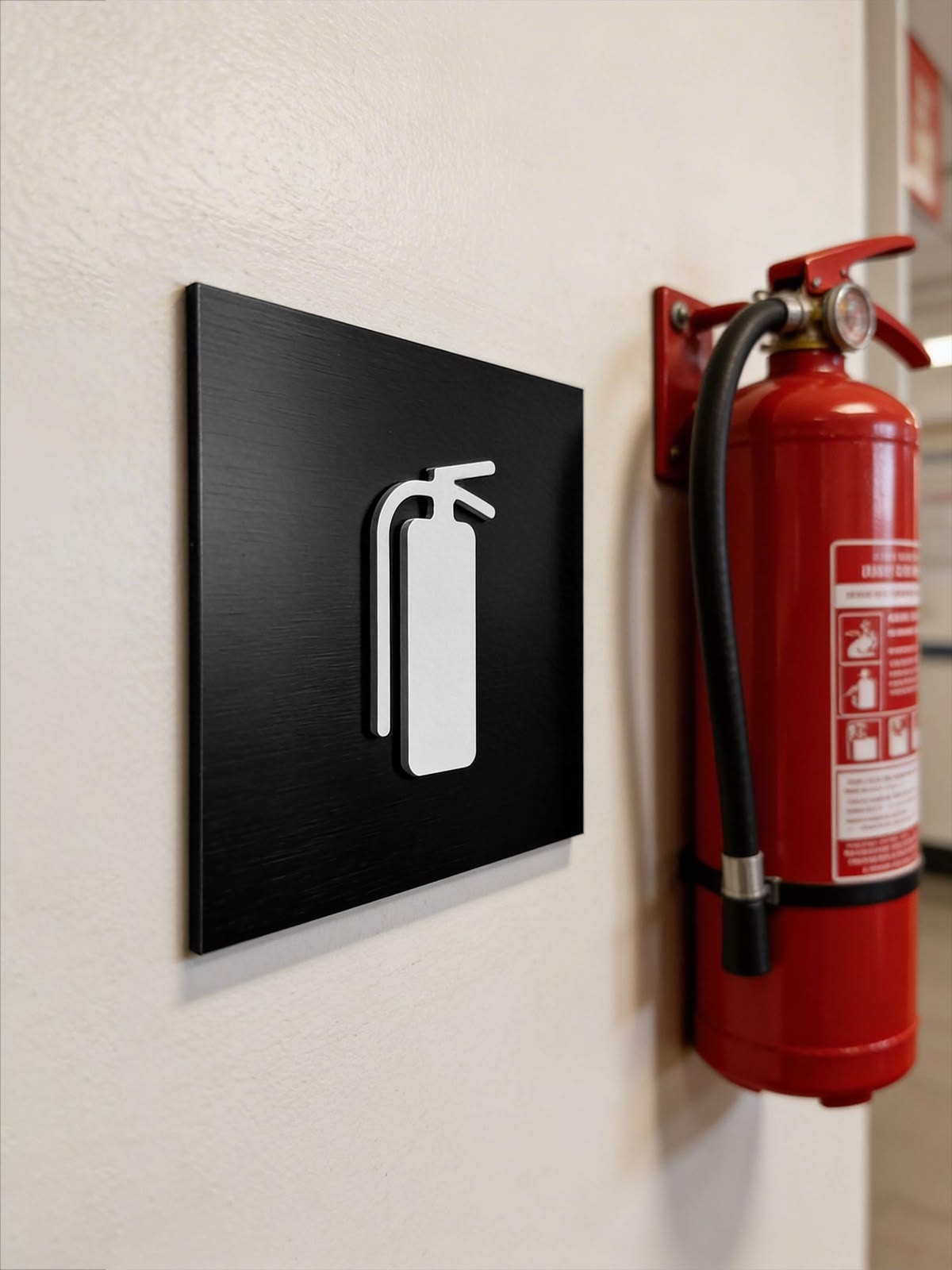 Fire extinguisher range