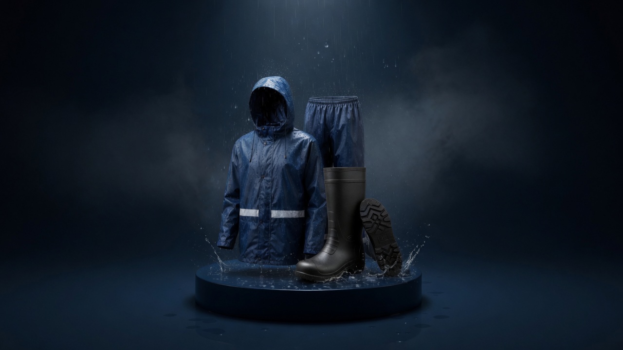 Rainy Season PPE Bundle — raincoat plus boots